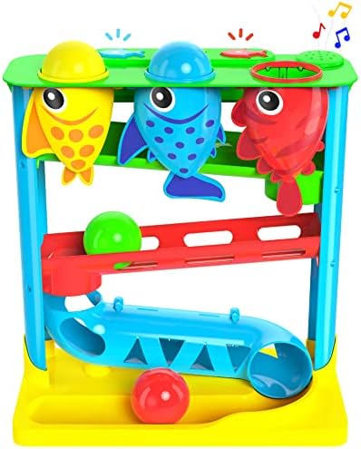 Move2Play, Feed The Fish, Interactive Baby Toy, 1 Year Old Birthday Gift For Boys & Girls, 9-12 Months, 6 7 8 9 10 12+ Months  Toys & Games